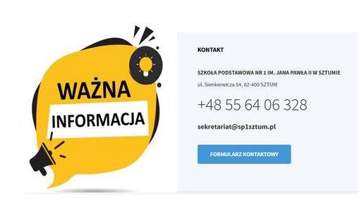 Zdjęcie do Kantakt z sekretariatem
